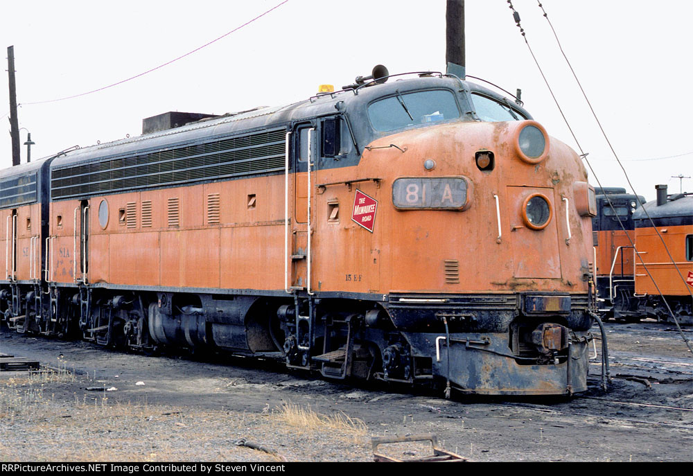 Milwaukee Road F7A MILW #81A